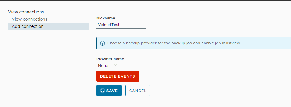 salesforce view connection